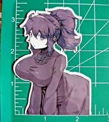 3.5inch Hex Maniac sticker, anime girl vinyl decal Pokemon