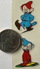 SNOW WHITE Rub-On Transfers (13pc)Disney•Seven Dwarfs •Cartoon•Card Making•