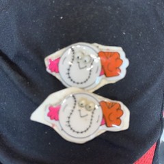 Two GOOGLE EYES PUFFY STICKERS 1970’s baseball With Glove