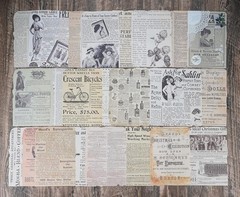 150 Sheets of Scrapbook Paper, Vintage Journaling Supplies Craft Kits for Bullet