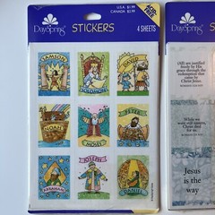 NOS Vintage Dayspring Religious Sticker Bible Verses Inspirational Sticker Packs