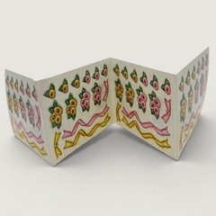 Printworks Poseys & Ribbons Vintage 1999 Acid Free Sticker Sheets 3pk Floral 90s