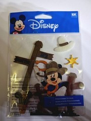 Jolee’s Boutique Disney Western Mickey 3D Dimensional Scrapbook Stickers #DJBV06