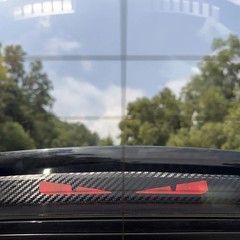 Monster Eyes Car Tail Light Sticker Devil Eyes Carbon Fiber Decal