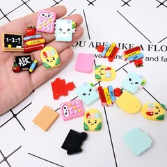 Honbay 36PCS Back to School Flatback Resin Charms Supplies Slime…