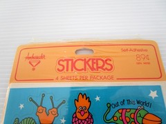 Vintage 1980 Hallmark Ambassador Stickers Pack New Sealed 4 Sheets Funny Animals