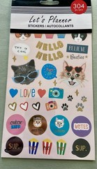 HUGE Lot of Planner Stickers & Paper 3 Complete Books, Stickers, Tabs & More