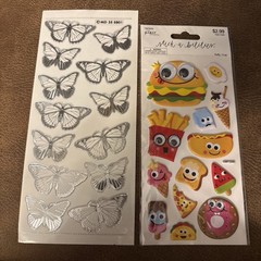 Set Of Stickers For Crafting Cardmaking Scrapbooking. All New Items In Package.