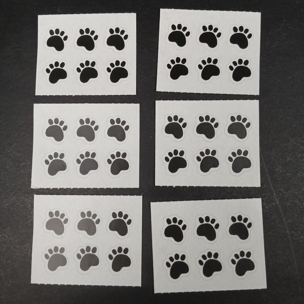 Provo Craft Stickers Just Paws 42-0275 Dog Puppy Paw Print Animals 6 Modules