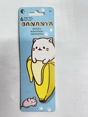 Pusheen the Cat Bananya SandyLion Stickers Decals Coloring Book Lot