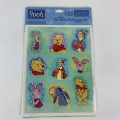 VTG Hallmark Stickers Winnie The Pooh Disney 4 Sheet Heartline Tigger Eeyore NOS