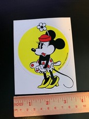 Vintage Minnie Mouse Sticker from the 80’s-Disneyland