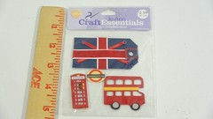 Joann Craft Essentials London Card Embellishments 28485