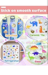 Benresive Reusable Sticker Books for Toddlers, 3 Sets Travel Stickers for Kids