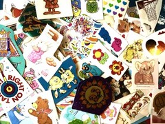 Vintage Sticker Club, Surprise Grab Bag Lot 70s 80s 90s