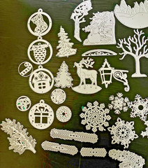 LRG Lot Metal Die Cuts Crafts Card Making Scrapbook Christmas Holiday