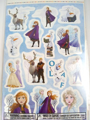 Disney Elsa Frozen 2 Stickers Kids Olaf Kid Squad Anna Sven 3 Sheets 42 ct 3+