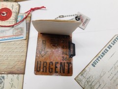 Junk Journal Add-Ons Handmade Tags Card Envelope File Clipboard Ephemera Set 1