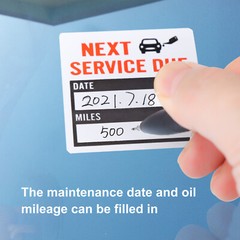 150pcs Oil Change Service Reminder Stickers for Car Truck Van SUV Windshield