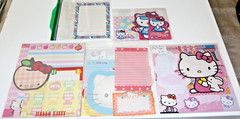 MIX RARE & VINTAGE SANRIO LOT HELLO KITTY STATIONERY STATIONARY LARGE SET