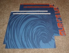 Reminisce 12×12 Double Sided Scrapbook Paper (4) ~ Surf Shop….Surf’s Up