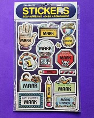 Vintage Lot Of 2 Mark I «Celebrity» Stickers Mark SEALED Made In USA 1982 1983