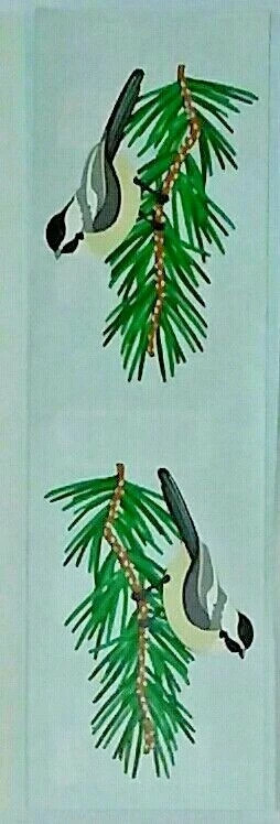 Mrs Grossman CHICKADEE 2002 Laser Paper Whisper Stickers