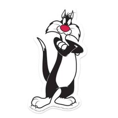 Looney Tunes Sylvester the Cat Vinyl Sticker 3.5 X 3.25″