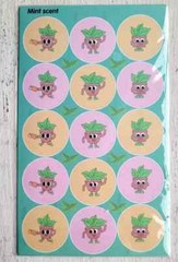 Vintage Scratch And Sniff Stickers Retro 80s 90s Food Mint Fruit Sticker 1 Sheet