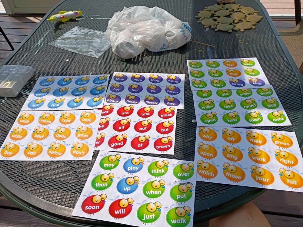 Punch Outs 8 Sheets Not Stickers. Not Stinky