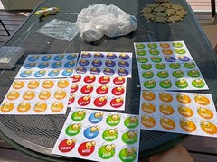 Punch Outs 8 Sheets Not Stickers. Not Stinky