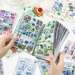 Aesthetic Scrapbook Sticker Book Set 1000 Plus Pcs Vintage Collage for