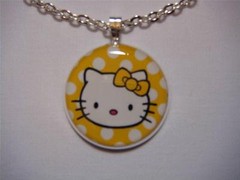 Hello Kitty Face Bezel Necklace 6