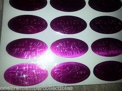 12 GIFT SEALS 1 Sheet Of Stickers LOVE YOU – FOR YOU Vintage VALENTINES DAY New