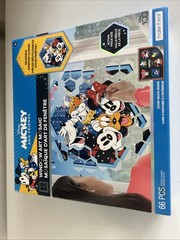 Disney Window Art Mosaic Mickey & Friends 66 pcs Reusable New In Box