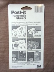 Vintage Post-It Removable Stickers American Flags 1989 4 Sheets HQ-502 3M NOS