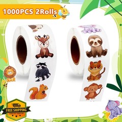 EIVOUR Forest Animal Stickers 1000pc