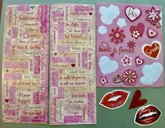 Lot Of Valentines Day Stickers! Jolee’s Boutique, Cloud 9, Reminiscence, Etc