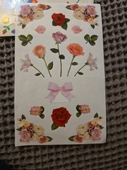 Vintage Mrs. Grossman Floral Flower Sticker Sheets Lot – Tulips Lillies Pansies
