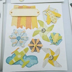 Lot 3 Creative Memories Layered Stickers Summer Days of Winter Days of Spring