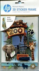 Lot of 17, Animal scrapbook stickers – Horses, Zoo, Farm, Fish, Monkey, Giraffe