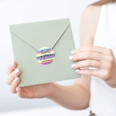 1000Pcs Thank You for Supporting My Small Business Stickers Holographic Stickers