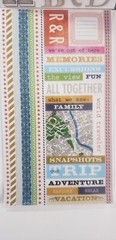 mambiSTICKS Flip Pack Vellum Stickers – OUR TRAVELS – 5 Sheets