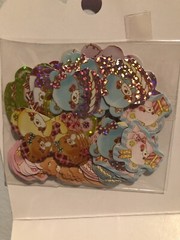 Crux Japan Kawaii Apricot Bears Scented Holographic Sticker Sack Flake Packet
