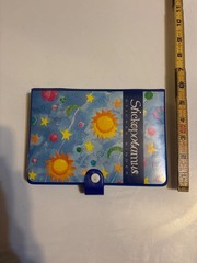 Vintage Stickopotamus Book Sticko Moon & Stars Sticker Album 6 Ring Binder +