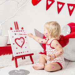2400 Pcs Valentine’S Day Mini Love Heart Stickers – Red, Pink, Purple, 0.4 Inch