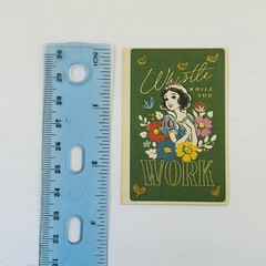 VINTAGE STICKERS The Disney Store Snow White Characters SLEEPY DOC DOPEY BASHFUL