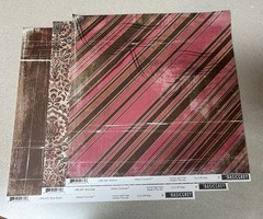 Basic Grey, Crate Papers Lot Bundle Scrapbooking Paper Card Making