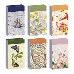 6 Sets 300 Pcs Washi Stickers Set Vintage Aesthetic New Color