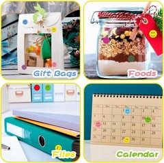 6000PCS Smiley Face Stickers,tudents Teachers Supplies Small Happy Multi-colors